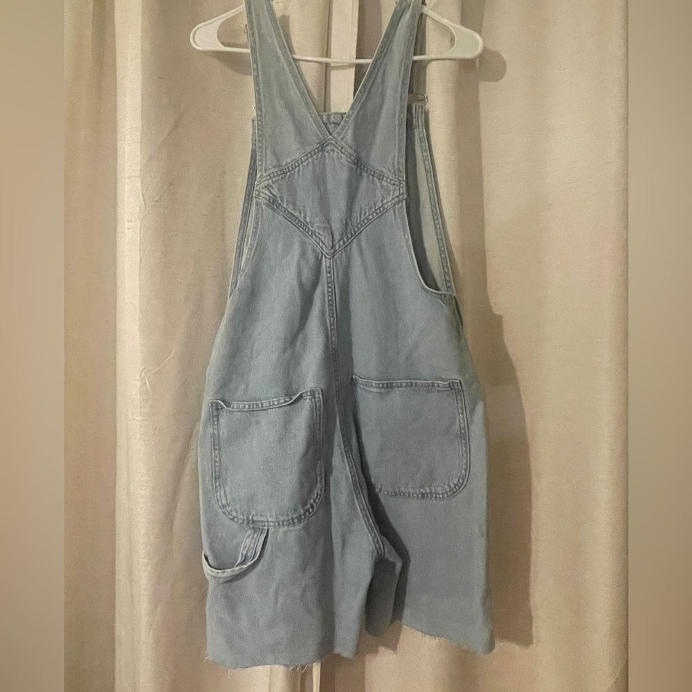 Denim Shorts Overalls